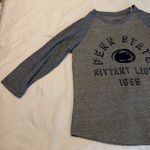 Penn State University Nittany Lions Raglan Shirt Gray Size Junior Small Photo 5