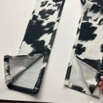 WeWoreWhat Cow Print Black White Stiletto Slit Jeans 26 NEW‎ *FLAWS Photo 7
