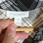 Charter Club NWT  Plaid Shirt Size XS Photo 6
