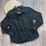 Banana Republic Banana‎ republic classic linen shirt in black Photo 1
