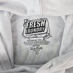 Fresh Laundry Explore Trippy Magic Shroom Skull Butterfly Hoodie Size Large Gray Photo 9