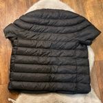 Martha Stewart Down Short Sleeve Black Full Zip Size XL Quilted Puffer Vest Photo 5