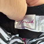 Torrid  Black and White Chemise with Sheer Mesh and Ruffled Trim Photo 2