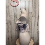 Timing  Marble Print Satin Cami Crop Top Size Small Photo 2