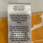 PacSun  White Orange Demim Floral Checked Women’s Mom Shorts Photo 5