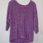Elle ‎ Sweater Purple Photo 6