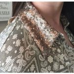 Buckle Womens  BKE Gimmicks Sequin Collar Back Collar Button Down Cutout Top - S Photo 3