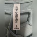 Zenana Premium dusty blue loose caged criss cross short sleeve top Photo 3