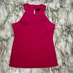 The Limited  Hot Pink Cut Out Top Barbiecore Girly Stretch Halter Style Y2K Vibes Photo 1