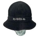Bebe Vintage Black Terry Bucket Hat Photo 0