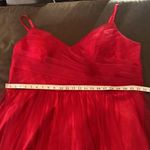 Women’s Red Short Prom Party Homecoming Dress Corset Back Plus Size 26W Photo 5