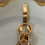 Kate spade Gold Tone Metal Chain and Pink Bead Bracelet NWT Photo 3