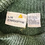 Liz Claiborne  Vintage Green Paisley Sweater Size S Photo 5