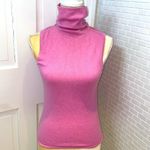 Bloomingdale’s orchid pink 💯cashmere sleeveless funnel neckline sweater.Size MP Photo 4