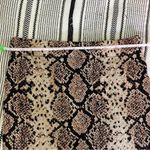 J.O.A. Snakeskin Knit Strapless Dress or Midi Skirt size Small Y2K Animal Print Photo 3