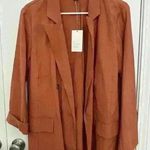 A New Day  Burnt Orange Women’s Essential Blazer Size M Photo 0