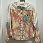 We The Free Free People Chasing Waves Button Down Shirt Top Sz XS Photo 0