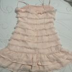 Princess Polly Elegant Cream Fringe Dress Photo 1