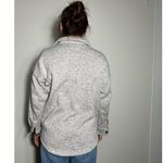 Madewell MWL (Re)sourced Sweater Fleece Shirt-Jacket in Heather Pale Thistle Size XS Photo 5