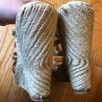 Diane Von Furstenberg  gold espadrilles 7.5 Photo 3