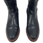 Stuart Weitzman  Over the Knee Adrina City Boots Black Leather Size 10.5 Photo 5