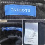 Talbots Curvy Black Corduroy High Rise Straight Leg Pant Plus Size 18W Photo 7