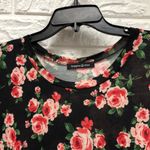Hippie Chic  rose roses floral print‎ soft tee size small Photo 1