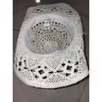 Lovers + Friends  Dawn Hat in White One Size New Womens Garden Beach Western Photo 4