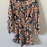 Show Me Your Mumu  Womens Medium Pink Floral Rocky Ruffle Romper Vacation Size M Photo 2