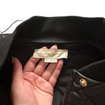 Stella McCartney STELLA MCCARTNEY Marisa Faux Leather Quilted Cropped Bomber Jacket Black Sz 38 Photo 2