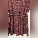 Motherhood  Floral Maternity Dress - Navy and Red Photo 2