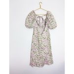LPA Revolve Hartley Midi Dress Size Medium Floral Puff Sleeve Coquette Feminine Photo 13