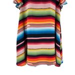 Anthropologie Judith March Sedona Serape Rainbow Striped Tunic Dress Photo 66