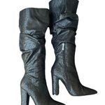 Cape Robbin Beautiful Sparkly Thigh High Block Heel Boots Photo 2
