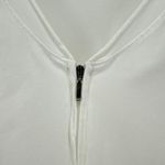 J.Jill Pure Jill Elliptical Jacket White Long Sleeve Zip Up Pima Cotton Large Photo 2