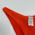l*space NEW L* Bikini Bottoms Size Large Cabana Orange Bitsy Cut NWOT Poppy Stripes Photo 7