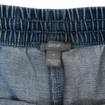 Aerie Womens M Denim Jean Patchwork Pull On Drawstring Cutoff Shorts Photo 7