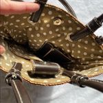 Coastal Grandma Mini Wheatstraw Tote Crossbody Strap Bag Brown Photo 3