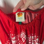 Farm Rio  Red Majestic Coconut Tree Maxi Dress S Photo 9