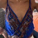 Band of Gypsies Boutique Royal Blue Blouse Photo 1