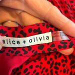 Alice + Olivia  Kelissa Halter Pleat Maxi Dres Photo 1