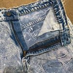 Levi's Vintage Orange Tab Levi’s Acid Wash Distressed High Rise Denim Shorts Photo 4