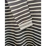 Market & Spruce NWT  Gray Striped Sweater Dress Long Sleeve Sheath Women's Size M Photo 4