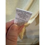 Bianco & Blu Butter Yellow Short‎ Sleeve Sweater Wool Cashmere Blend Size Large Photo 5