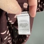 Bobeau Women's Dark Purple & Pink Polka Dot Blouse - Size Small - Tunic Length Photo 4