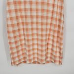 NWT 41Hawthorn Women Orange Casual Dress Medium Plaid Photo 7