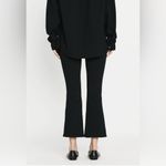 frame denim FRAME The Jetset Crop Mini Boot In SHEEN NOIR Photo 4