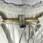 Gentle Fawn  Mavis Anthropologie White Boho Tie Flowy Mini Dress Small Photo 6