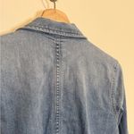 MOTHER The Half Spring Take Off Ankle in Zapped Wash Blue Size M Photo 9