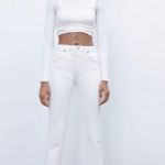 ZARA CROPPED FLARE JEANS Photo 0